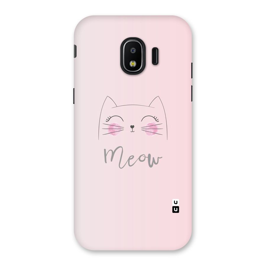 Meow Pink Back Case for Galaxy J2 Pro 2018