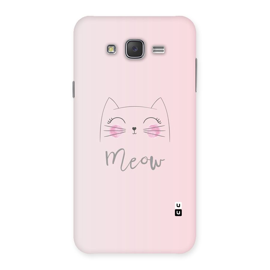 Meow Pink Back Case for Galaxy J7