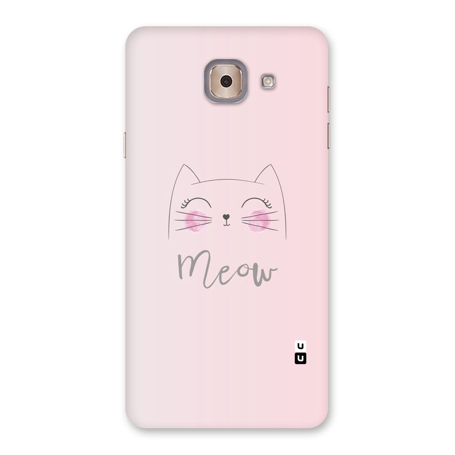 Meow Pink Back Case for Galaxy J7 Max