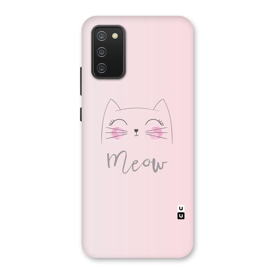 Meow Pink Back Case for Galaxy M02s