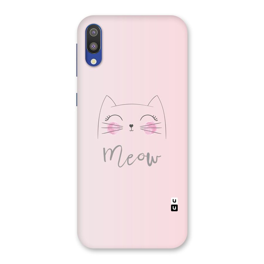 Meow Pink Back Case for Galaxy M10