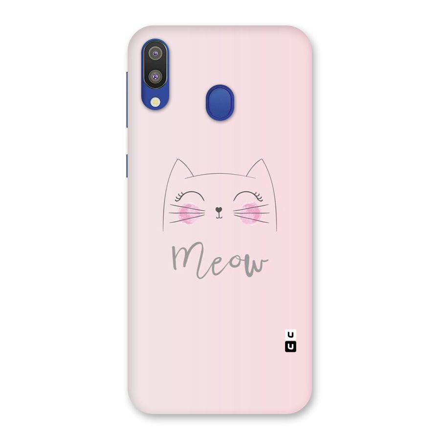 Meow Pink Back Case for Galaxy M20