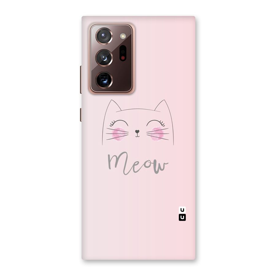 Meow Pink Back Case for Galaxy Note 20 Ultra
