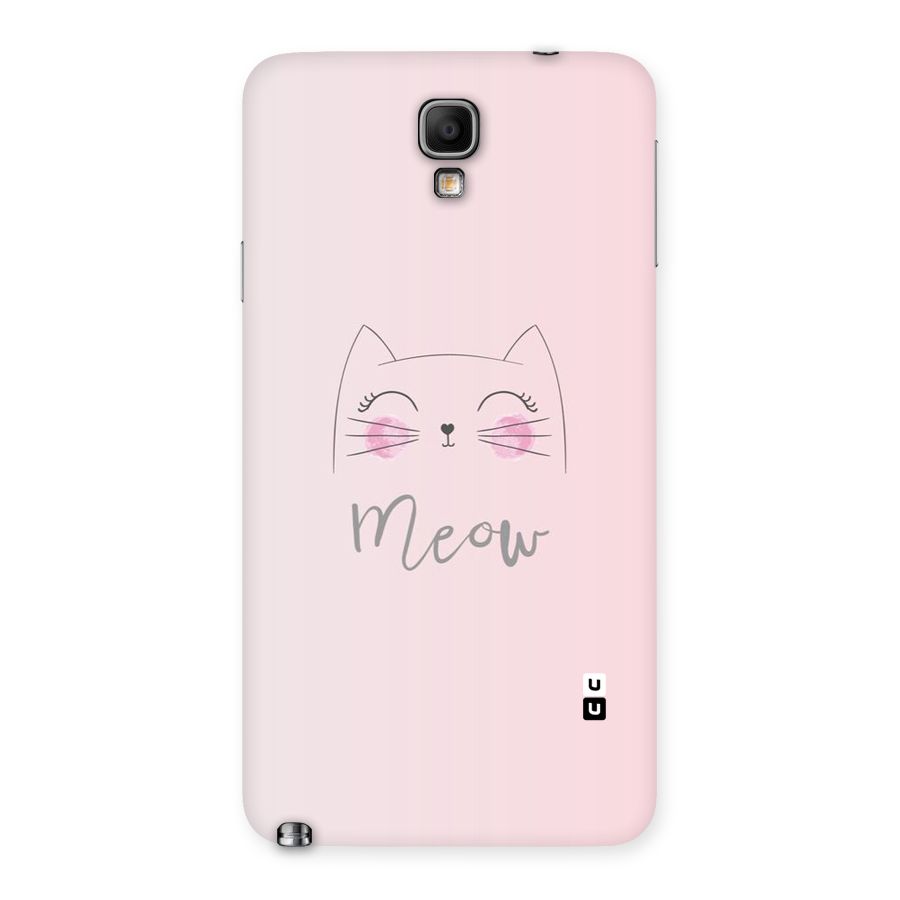 Meow Pink Back Case for Galaxy Note 3 Neo