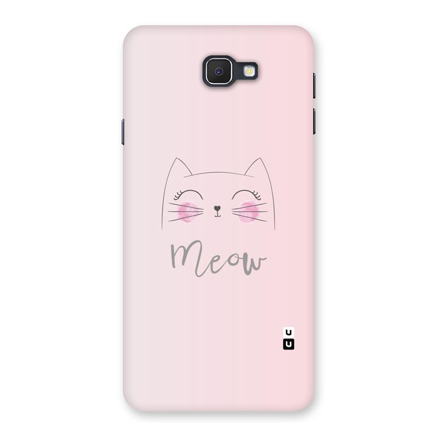 Meow Pink Back Case for Galaxy On7 2016