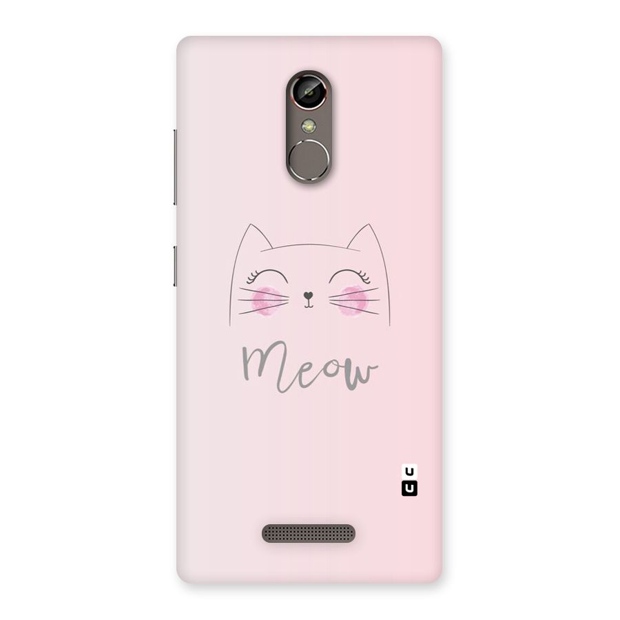Meow Pink Back Case for Gionee S6s