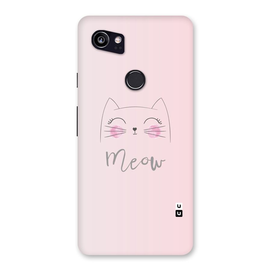 Meow Pink Back Case for Google Pixel 2 XL