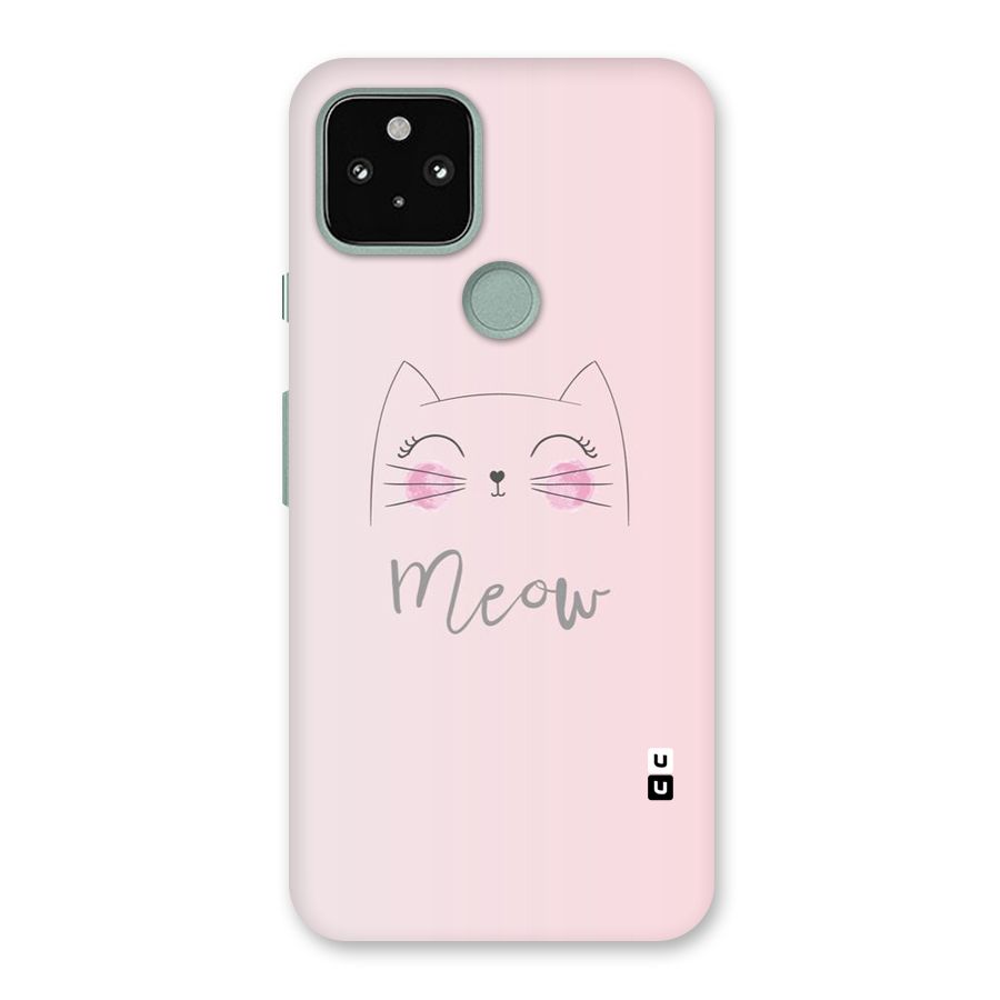 Meow Pink Back Case for Google Pixel 5