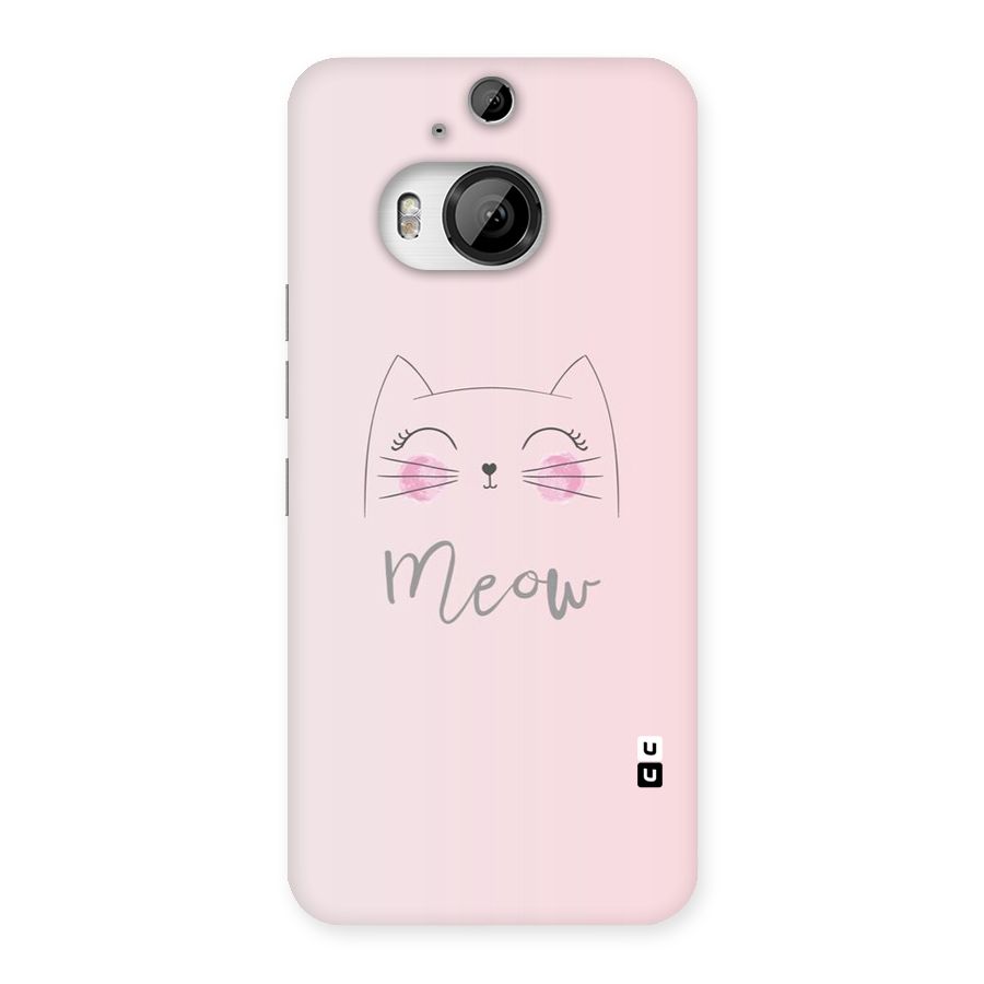 Meow Pink Back Case for HTC One M9 Plus