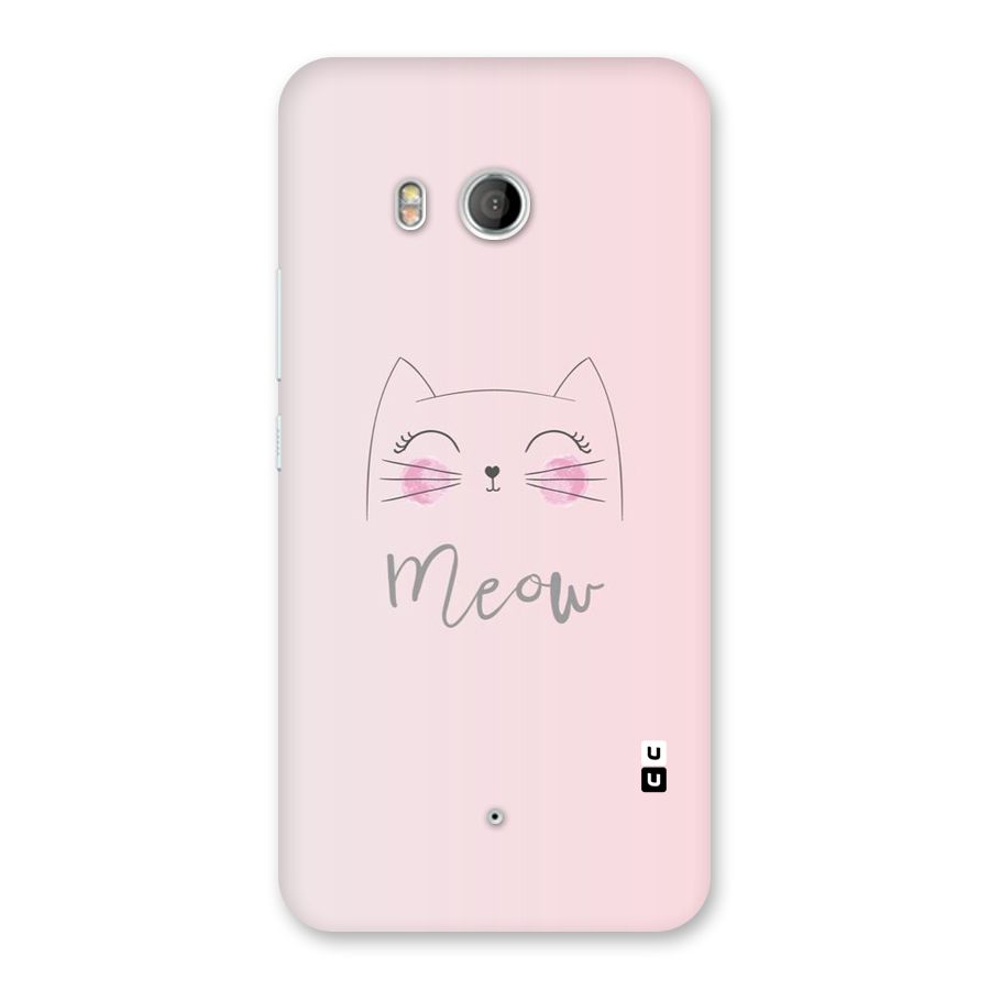 Meow Pink Back Case for HTC U11