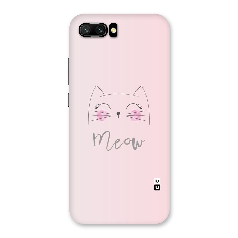 Meow Pink Back Case for Honor 10