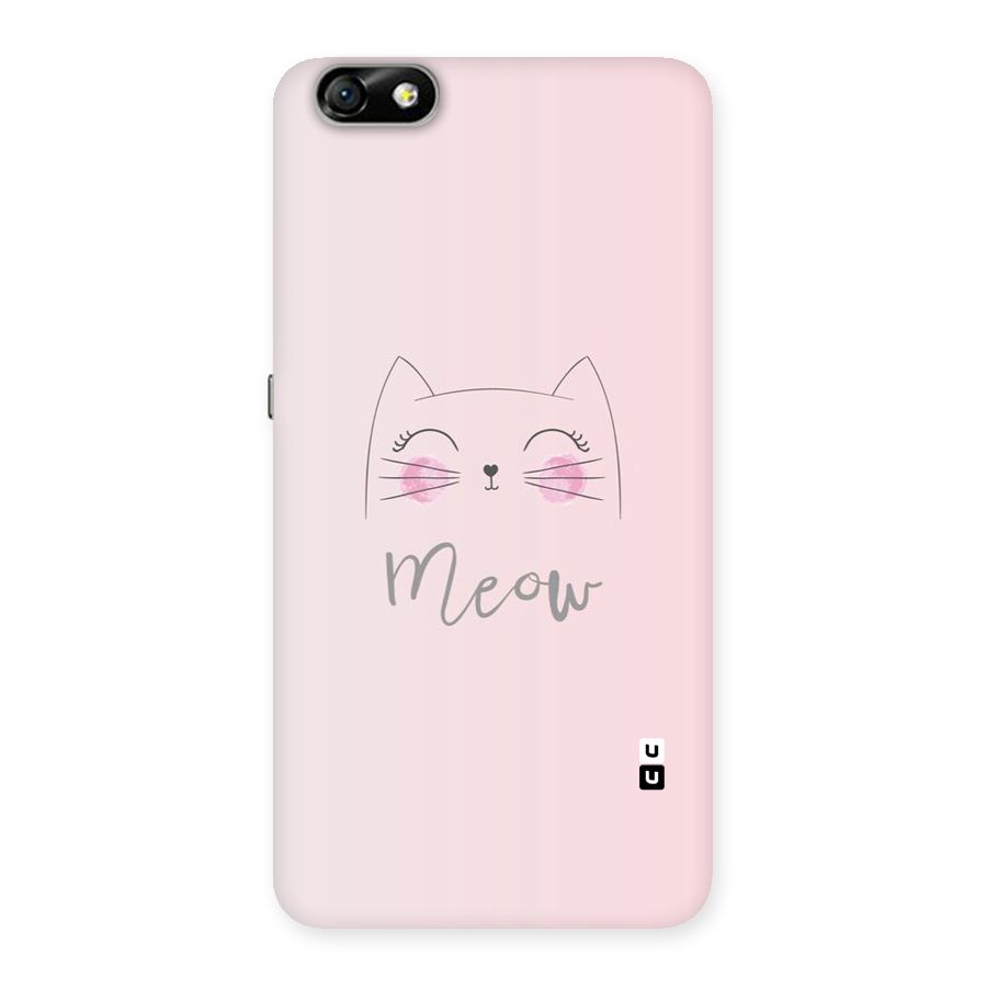 Meow Pink Back Case for Honor 4X