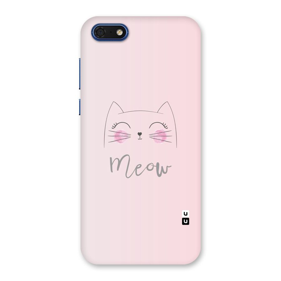 Meow Pink Back Case for Honor 7s