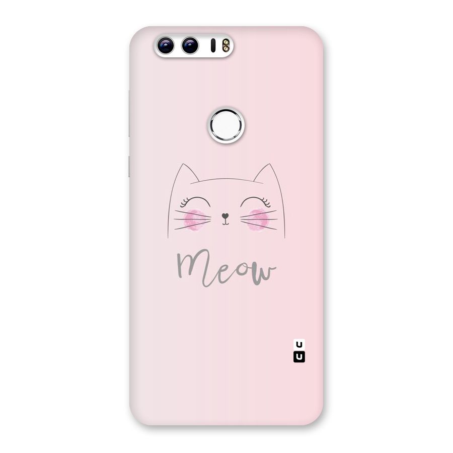 Meow Pink Back Case for Honor 8