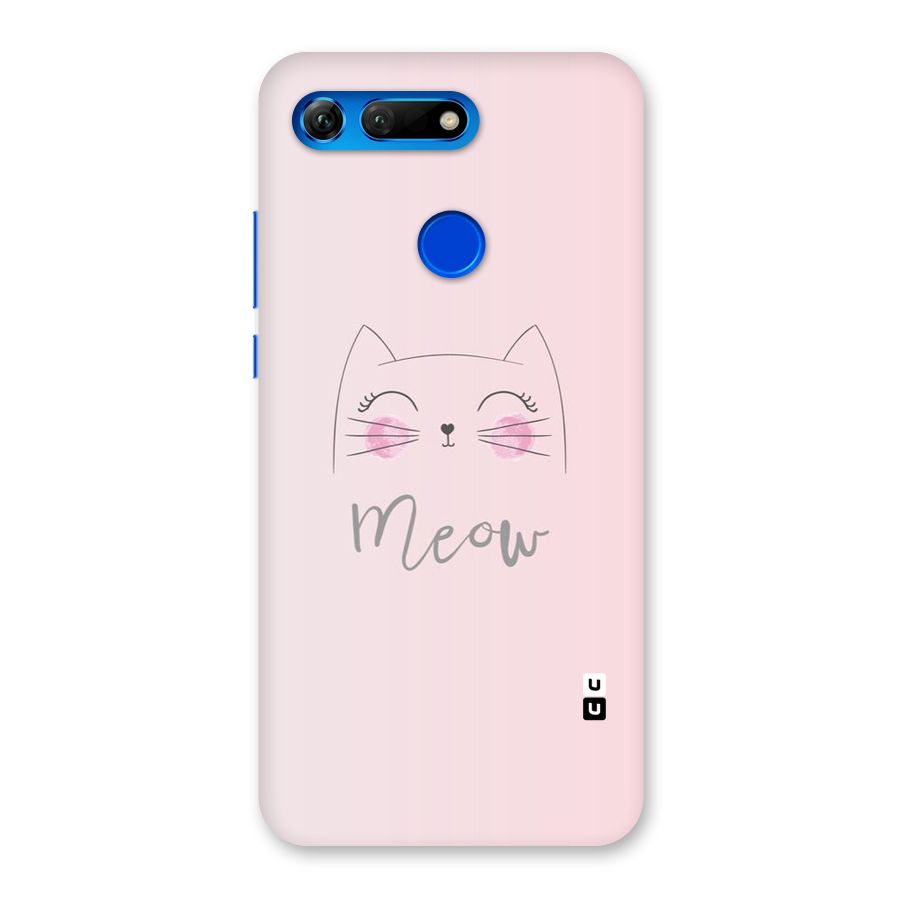 Meow Pink Back Case for Honor View 20