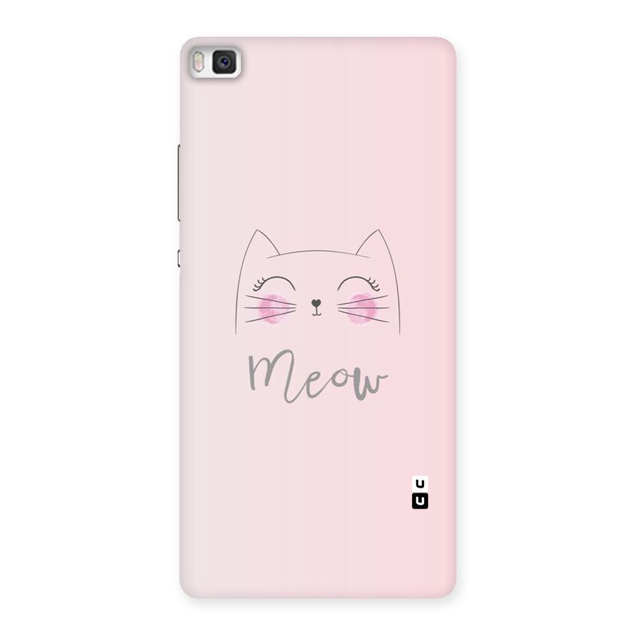 Meow Pink Back Case for Huawei P8