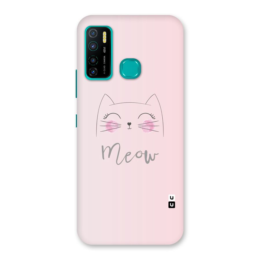 Meow Pink Back Case for Infinix Hot 9 Pro