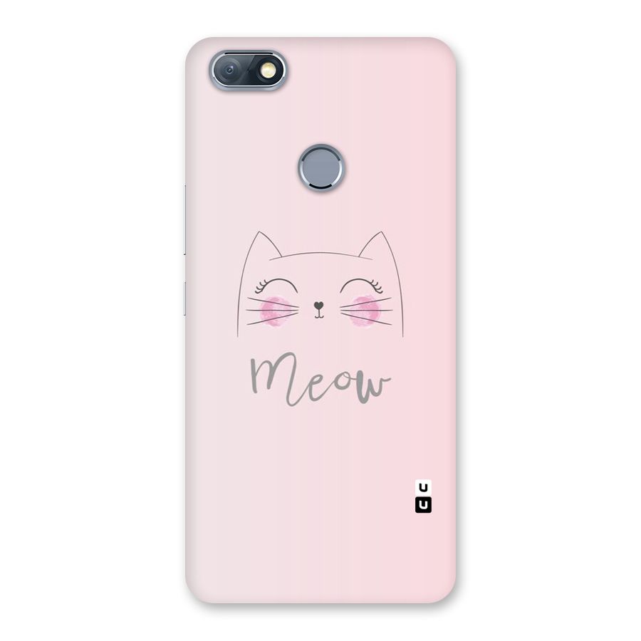 Meow Pink Back Case for Infinix Note 5