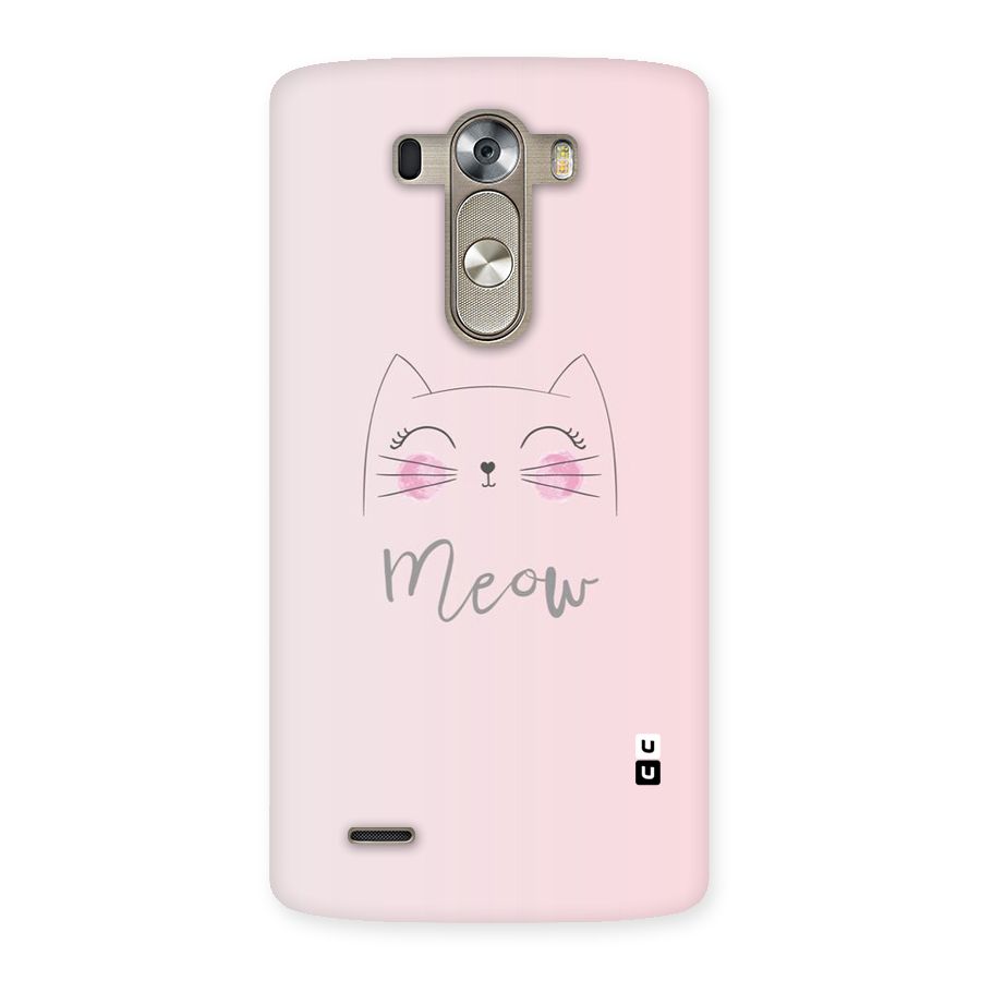 Meow Pink Back Case for LG G3