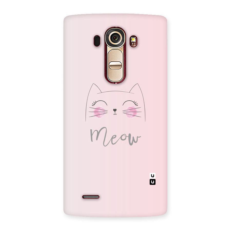 Meow Pink Back Case for LG G4