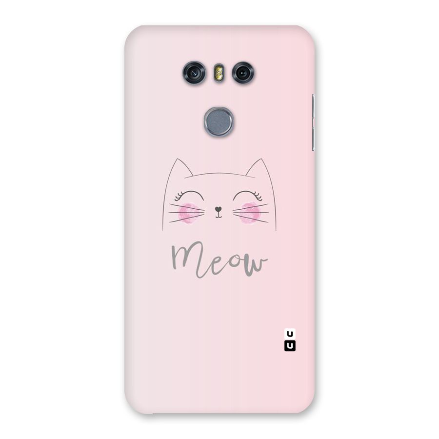 Meow Pink Back Case for LG G6