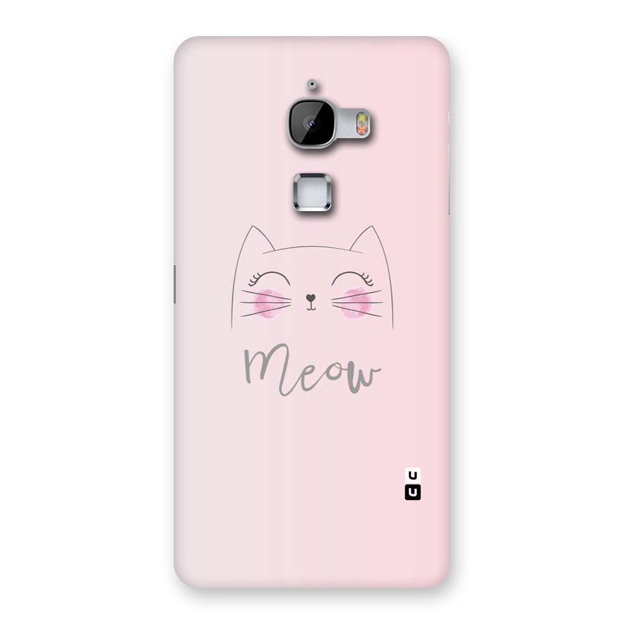 Meow Pink Back Case for LeTv Le Max