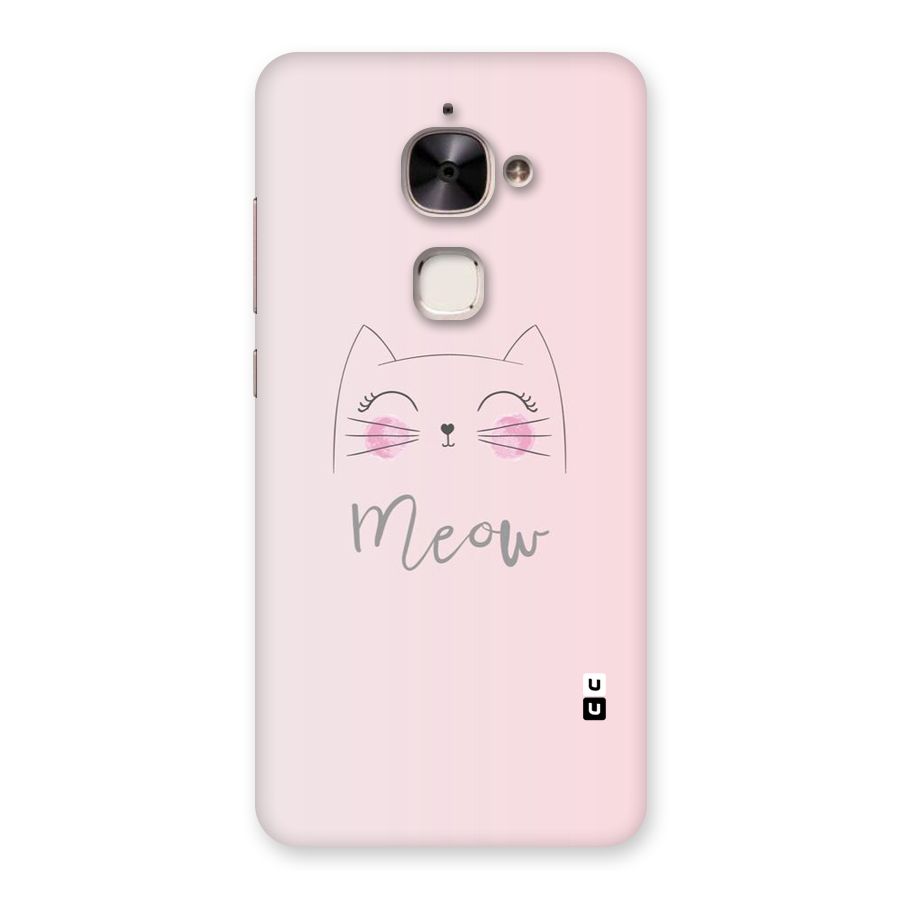 Meow Pink Back Case for Le 2