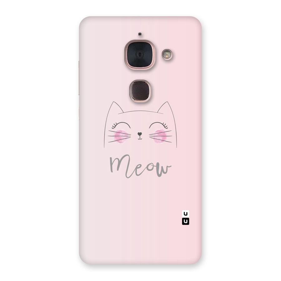 Meow Pink Back Case for Le Max 2
