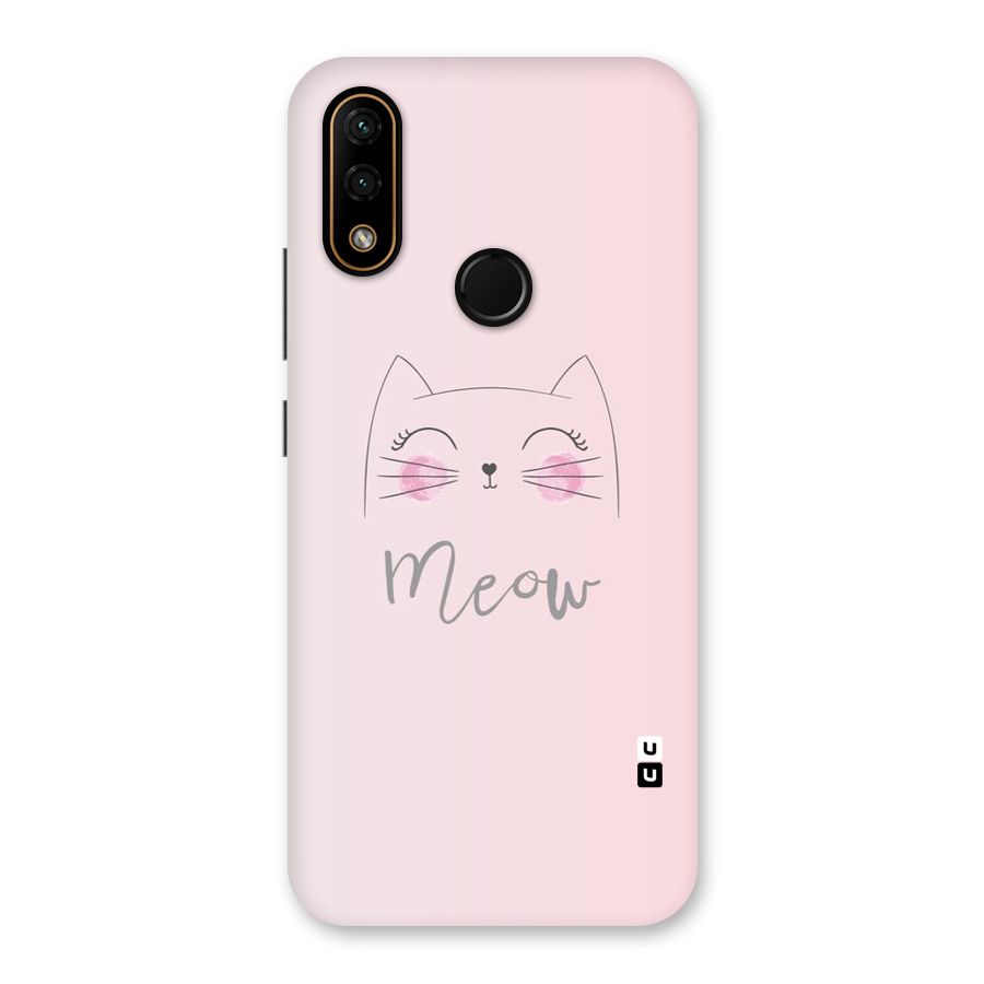 Meow Pink Back Case for Lenovo A6 Note