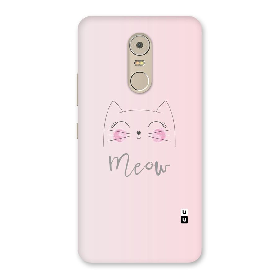 Meow Pink Back Case for Lenovo K6 Note