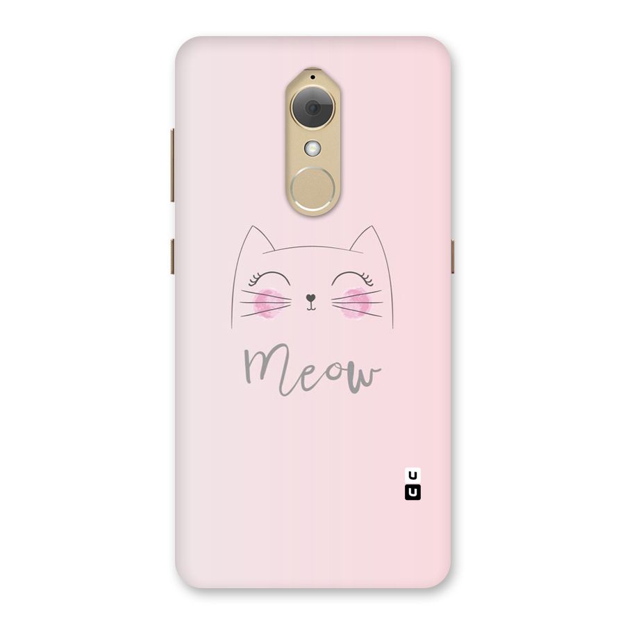 Meow Pink Back Case for Lenovo K8