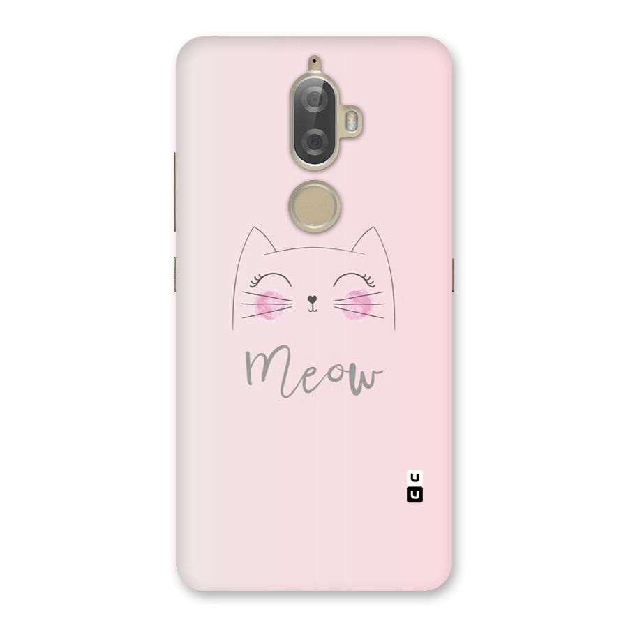 Meow Pink Back Case for Lenovo K8 Plus