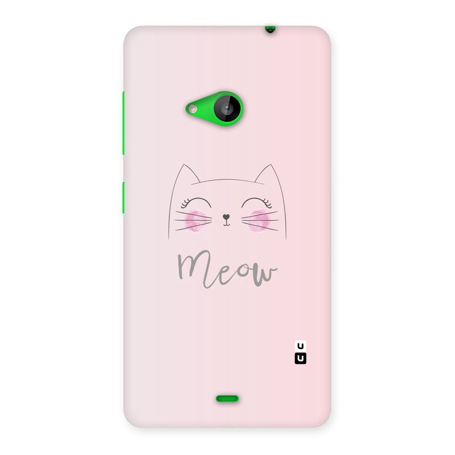 Meow Pink Back Case for Lumia 535