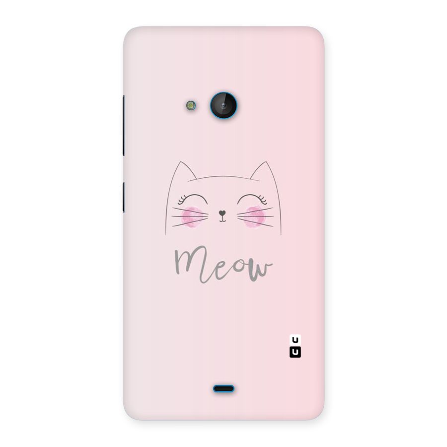 Meow Pink Back Case for Lumia 540