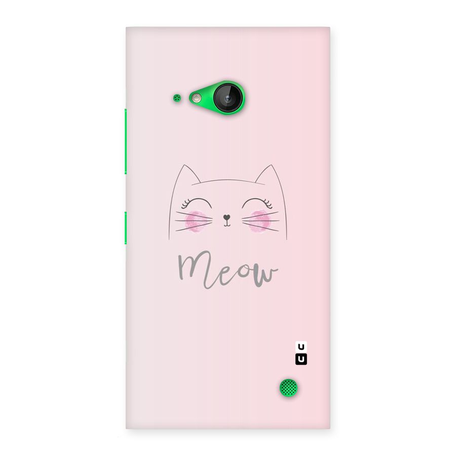 Meow Pink Back Case for Lumia 730