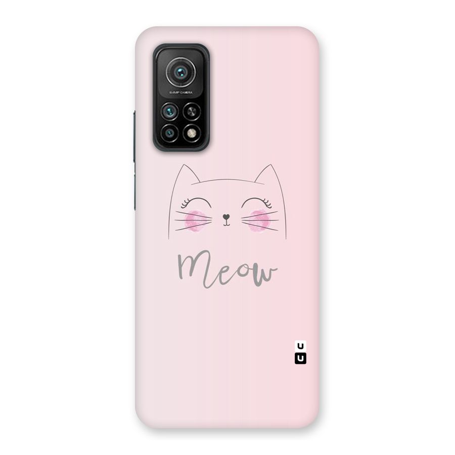 Meow Pink Back Case for Mi 10T 5G