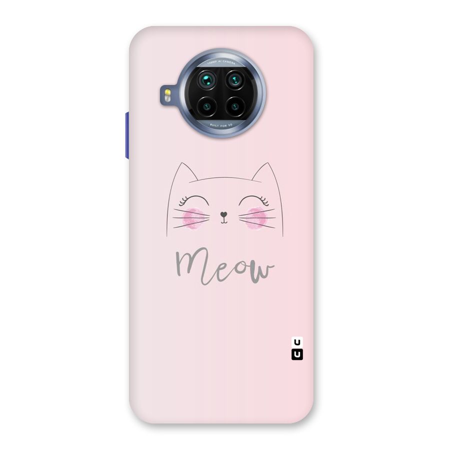 Meow Pink Back Case for Mi 10i