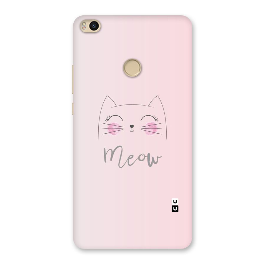 Meow Pink Back Case for Mi Max 2