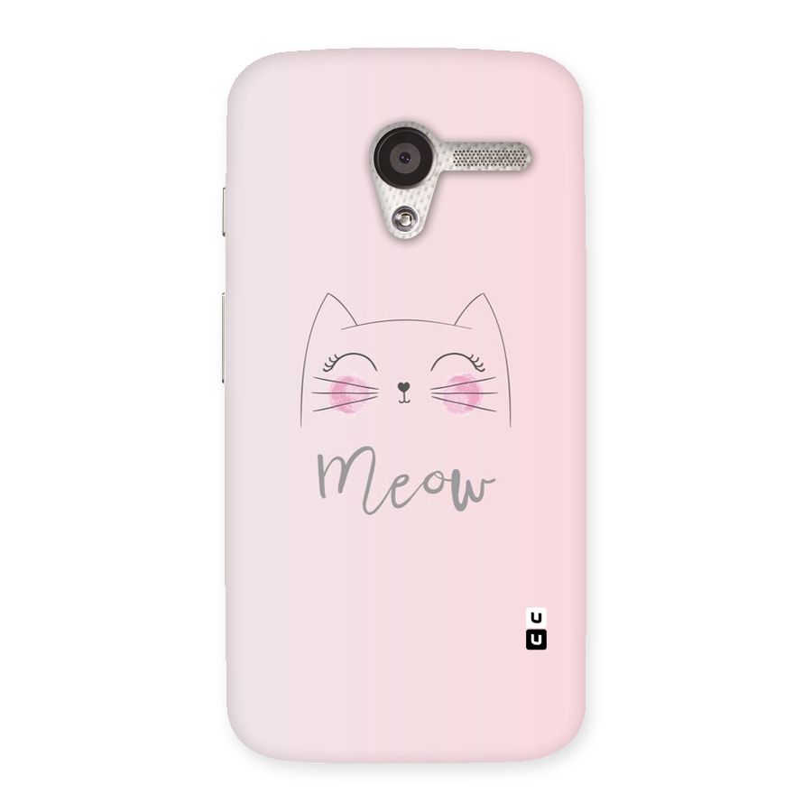 Meow Pink Back Case for Moto X