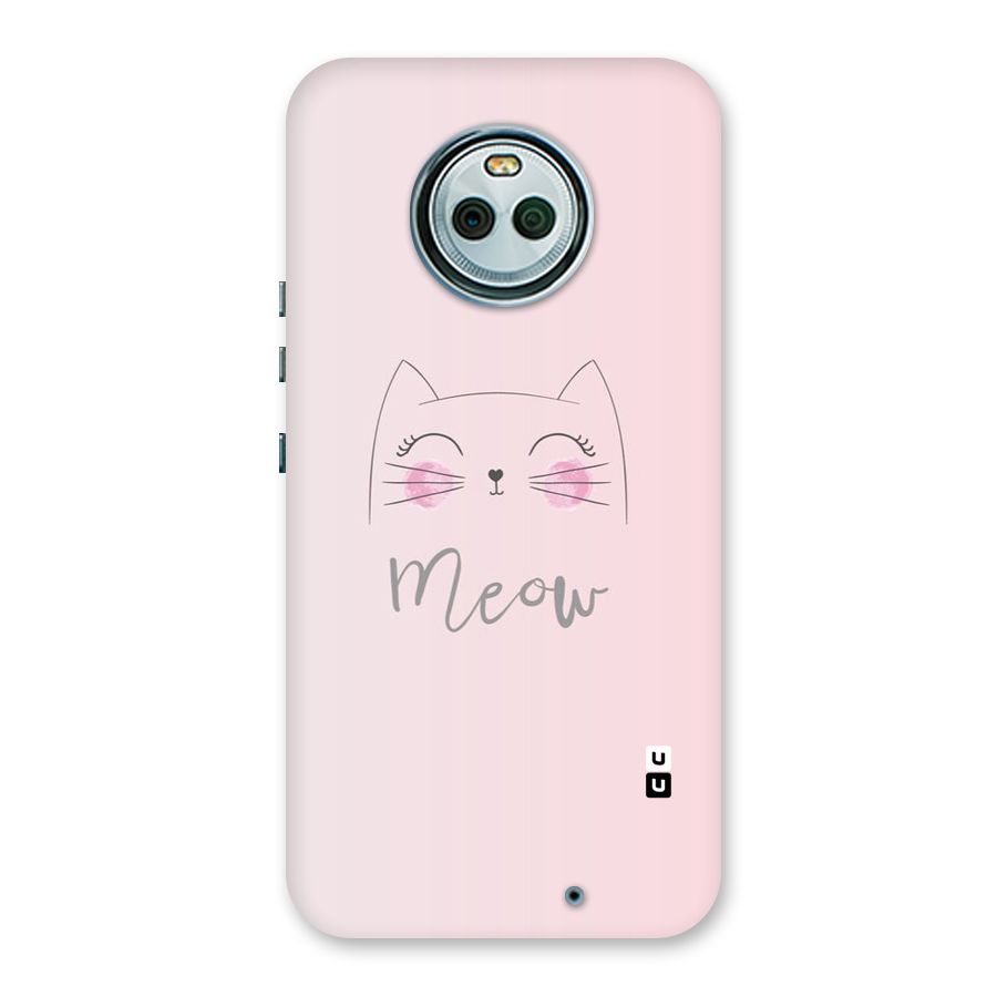 Meow Pink Back Case for Moto X4