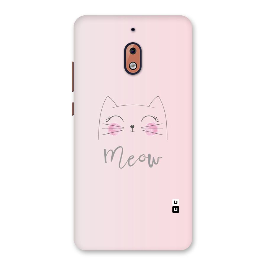 Meow Pink Back Case for Nokia 2.1