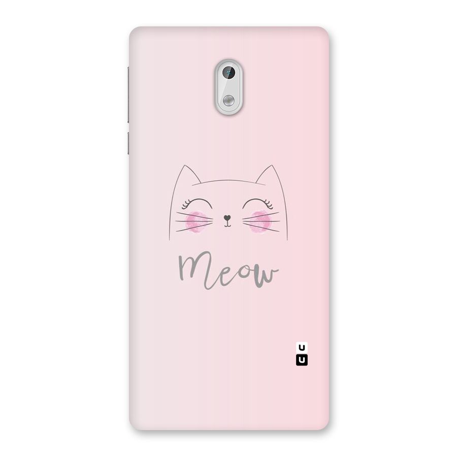Meow Pink Back Case for Nokia 3
