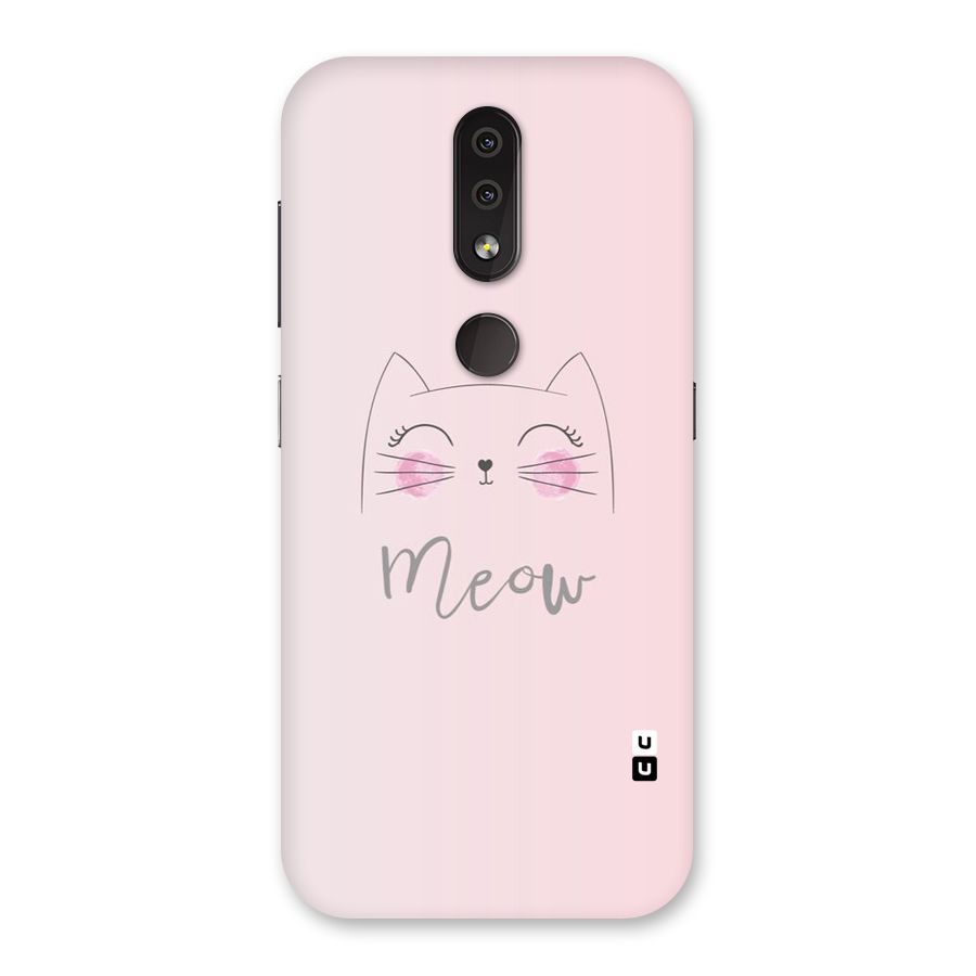 Meow Pink Back Case for Nokia 4.2
