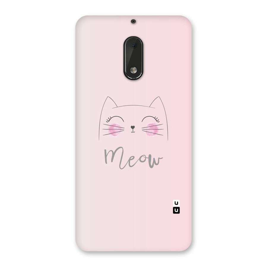 Meow Pink Back Case for Nokia 6