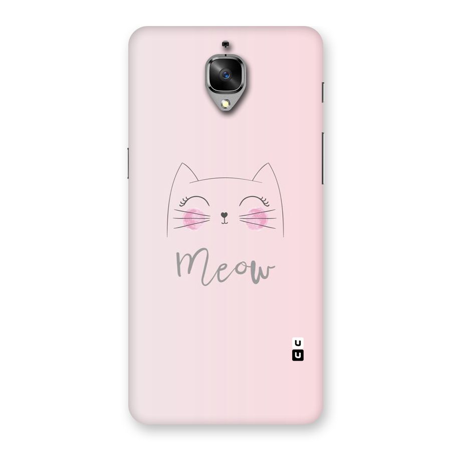 Meow Pink Back Case for OnePlus 3