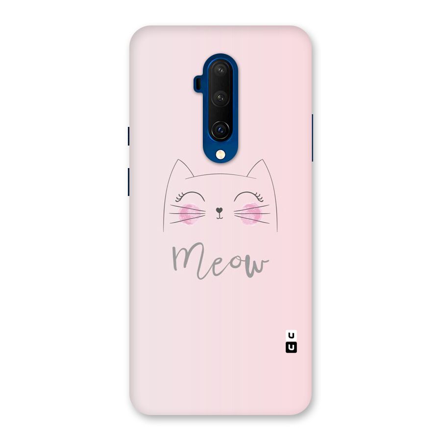 Meow Pink Back Case for OnePlus 7T Pro