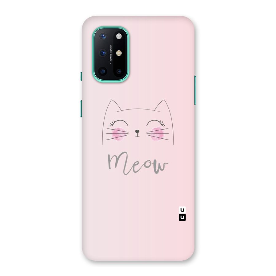 Meow Pink Back Case for OnePlus 8T
