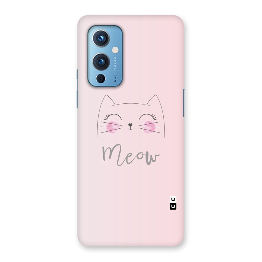 Meow Pink Back Case for OnePlus 9