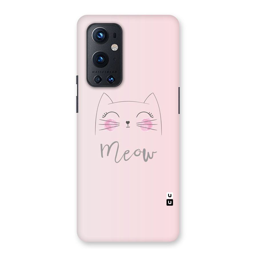 Meow Pink Back Case for OnePlus 9 Pro