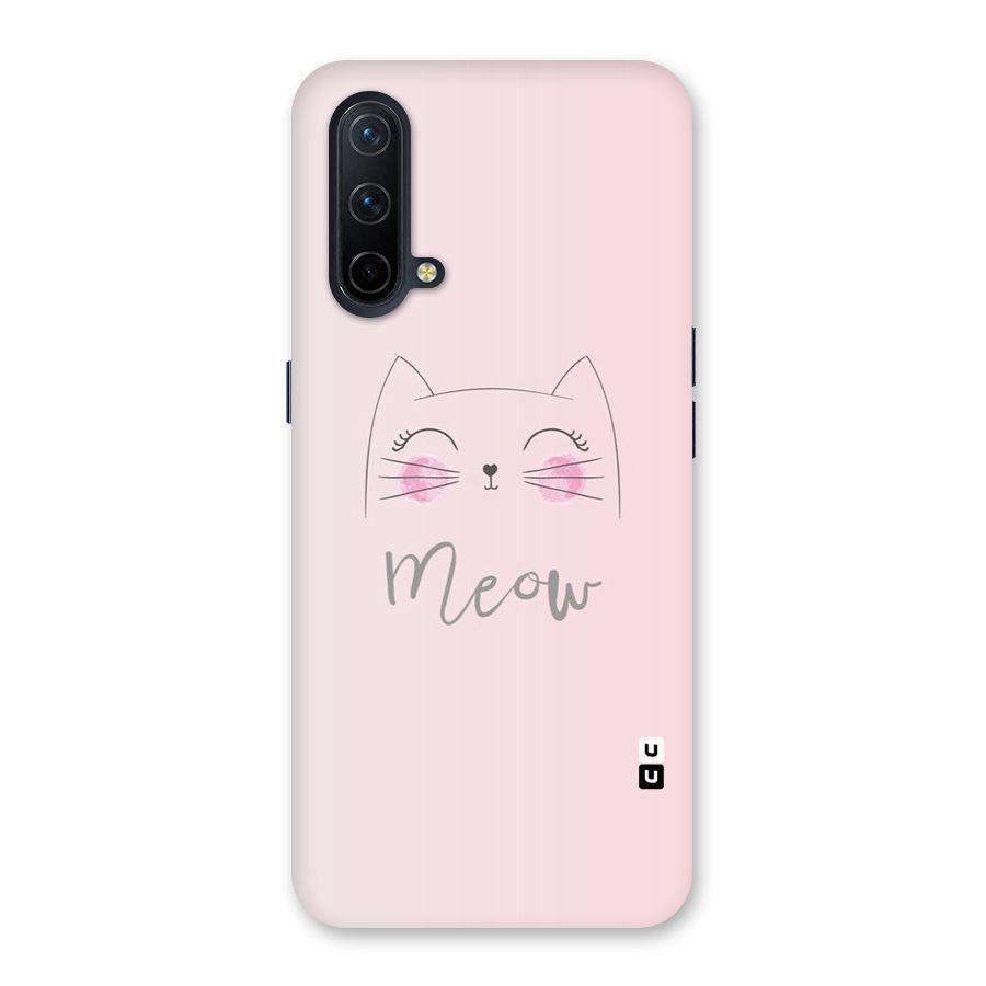 Meow Pink Back Case for OnePlus Nord CE 5G